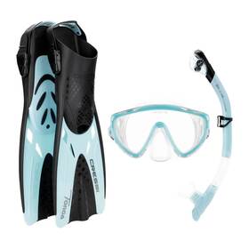 Se2402 Cressi Lightweight Adventure Snorkeling Set Compact Design Color And Size Option