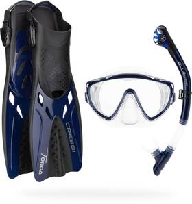 Se240281 Cressi Blue Snorkeling Set - S/m