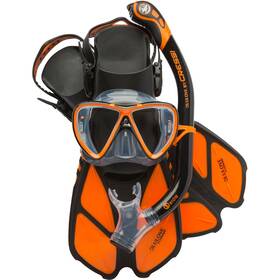 Se735852 Cressi Used Bonete Pro Set - Black / Orange Lg/xlg