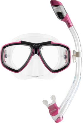 Wds243040 Cressi Adult Snorkel Kit - Focus And Supernova Dry Mask Combo Italy Design
