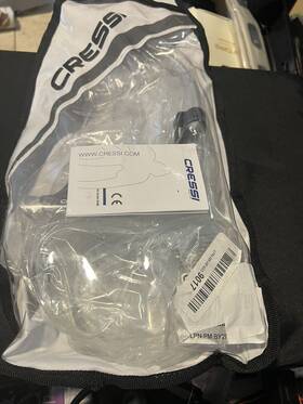Zdn281000 Cressi Frameless Dive Mask And Supernova Dry Snorkel Combo