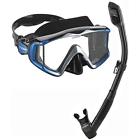 Crs54lpp Panoramic Diving Masks Wide View Dry Snorkel Set 843607512947