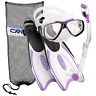 Crsplmfss Pur-sm Eo Cressi Palau Long Fins Focus Silicone Mask 691164978955