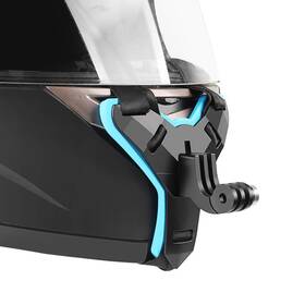 Gp-523 D&f Helmet Chin Mount Motorcycle Strap 9cm X 10cm Black