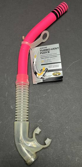Afv2-sp Dacor Turbo-vent Flex Ll Snorkel Self Draining Flexible Snorkel. Pink. New
