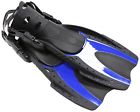 Df0210-13 Typhoon Sports Adult Fins Snorkeling Scuba Diving Swimming Blue Size