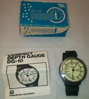 Dg-10 Uwatec Mint Vintage Depth Gauge Princeton Tec Switzerland Original Box Manual