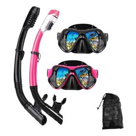 Dipuki 747165276481 Snorkeling Gear For Adults Snorkel Mask Set Scuba Diving Dry Swi