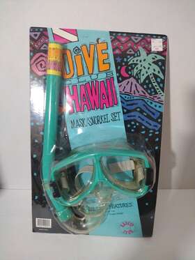 Dive Hawaiian 044249000643 Vintage Mask Snorkel Set