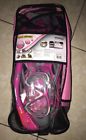 Divers Scuba Snorkel Set Pink Swim Pro Silicone Bali Stbrd