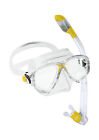 Dm1000081 Unbranded Cressi Marea Dry Mask Snorkel Combo Yellow 0843607039147