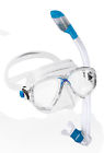 Dm1000082 Unbranded Cressi Marea Dry Mask Snorkel Combo Blue 0843607039154