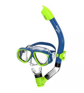 Dreamedge Shop 422711960877 Speedo Junior Reefscout Mask And Snorkel Set - Blue/green