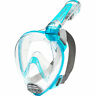 Duke-aqmrn Cressi Duke Full Face Snorkelling Mask Aquamarine