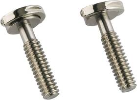E-outstanding 725983599128 D Ring Hinged Screw 2pcs 1/4-20 Thread D-ring Stainless 26mm