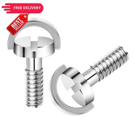 Euphhonycs 603490 1 Fagdnhmj 2pcs 1/4-20 Thread D-ring Stainless Steel Camera Fixing Screws M8 X 17mm