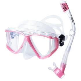 Exp Vision Ts-4w Snorkel Set Pano 4 Adult Snorkeling Gear Professional Anti-fog Mask