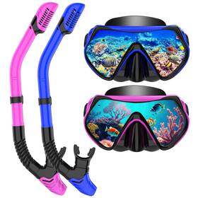Ezire 743623220072 Snorkeling Gear For Adults Drytop Snorkel Set Scuba Diving Mask 180 Panoram Ezire 743623220072 Snorkeling Gear For Adults Drytop Snorkel Set Scuba Diving Mask 180 Panoram