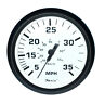 F32908 Faria Beede Instruments Speedometer Mph Euro White 759266329089