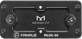 Mlok-80 Fanaue Mlok Arca Rail Tripod Mount Adapter Compatiable Matte Black