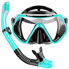 Felidel 972513109515 Snorkeling Gear For Adults Snorkel Mask Adult Dry Top Set Wi