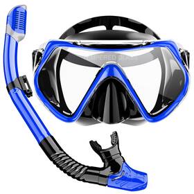 Felidel 972513109522 Snorkeling Gear For Adults Snorkel Mask Adult Dry Top Set With Panor