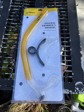 0010910 Finis Adult Original Swimmers Snorkel New Center Mount Training Lap Swimming