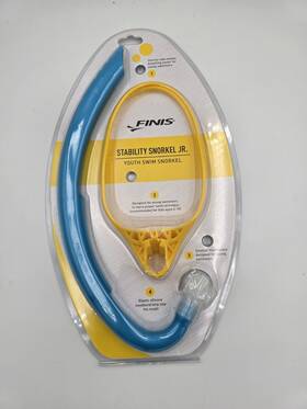1.05.003.118 Finis Stability Snorkel Jr For Ages 6-10 Swim Training Blue