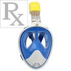 Fm217 Bu S-m Promate Nearsighted Prescription Rx Full Face Snorkeling Diving Mask
