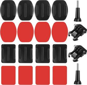 Fulushouxi 667619606889 18 Set Helmet Adhesive Sticky Mount Compatible With Gopro Hero Black