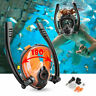 G008-003-set Topzan Underwater Full Face Diving Mask Water Swimming Adult Scuba
