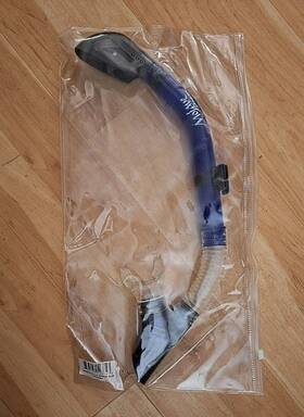 Fs7000bu Genesis Mojave Dry Snorkel Blue Scuba Free Diving With Purge Open Box