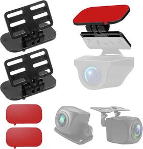 14unpas9x Giantree 660325 1 2pcs Rear Camera Holder Universal Dash Cam View Black