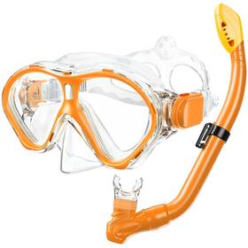 Gintenco 764690398341 Kids Snorkel Set Diving Mask For Children As Unisex Swimming Goggles A
