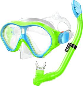 Hu-xi-201 Gintenco Kids Snorkel Set Diving Mask For Children As Unisex Swimming Goggles A