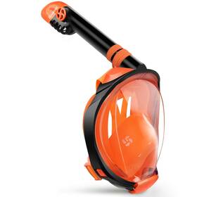 Greatever 604213245274 G2 Full Face Snorkel With Latest Dry Top System Foldable 180 Degree Panoramic