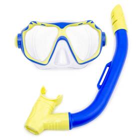 Greyland Trading Limited 705353040986 Dolfino Youth Mask And Snorkel Set For Children 6 Blue/yellow Unisex