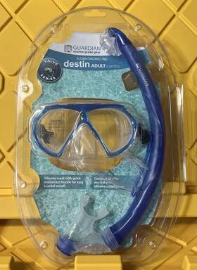 Guardian 811740031298 Brand New Marine Grade Gear Destin Adult Combo Ft Mask And Snorkel Set Guardian 811740031298 Brand New Marine Grade Gear Destin Adult Combo Ft Mask And Snorkel Set
