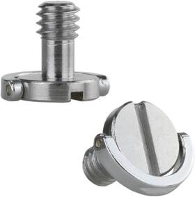 2xscrew-d14 Haoge 1/4 Inch -20 D-ring Stainless Steel Mounting Fixing Screw For Silver