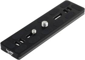 Qr-150 Haoge 150mm Qr Quick Release Plate Dual Dovetail And D-ring Screw Fits Black