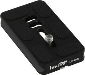 70mm-ii Haoge Qr-70ii 70mm Metal Universal Quick Release Plate Fits Black