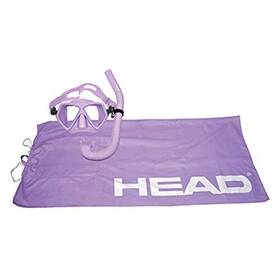 481252 Head Adventure Combo Lightweight Snorkeling Mask And Backpack Towel Bag Purple