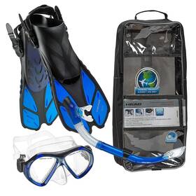 Head 647732691634 Italian Collection Sailor Splash Quest Superior Fin Snorkel Set With Snorkeli