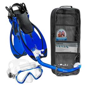 P-480310sfbl Head By Mares Junior Watersport Kids Mask Fin Snorkel Set With Jr Snorkeling