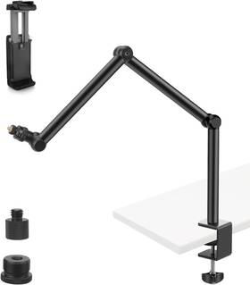 As05 Hemmotop Magic Arm Desk Mount With Clamp 28 Inch Adjustable Camera In Black