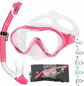 Hh Hhao Sport 313111264286 Snorkeling Gear For Kids With Foldable Silicone Full Dry Snorkel S