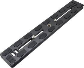 1002106001 Hithut Pu-250 250mm Universal Long Quick Release Plate Dual Dovetail Slide Black