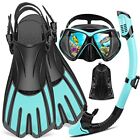 Horyliin Mask Fin Snorkel Set With Adult Snorkeling Gear Panoramic View