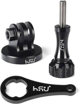 03bk Hsu Aluminum Alloy Metal Gopro Monopod Mount Thumbscrew Black