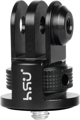 11100117893280 Hsu Aluminum Tripod Mount Adapter 1/4 Inch 20 For Gopro Hero Black